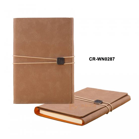 CR-WN0287 PU Leather Cover Retro Notebook Notepad Diary
